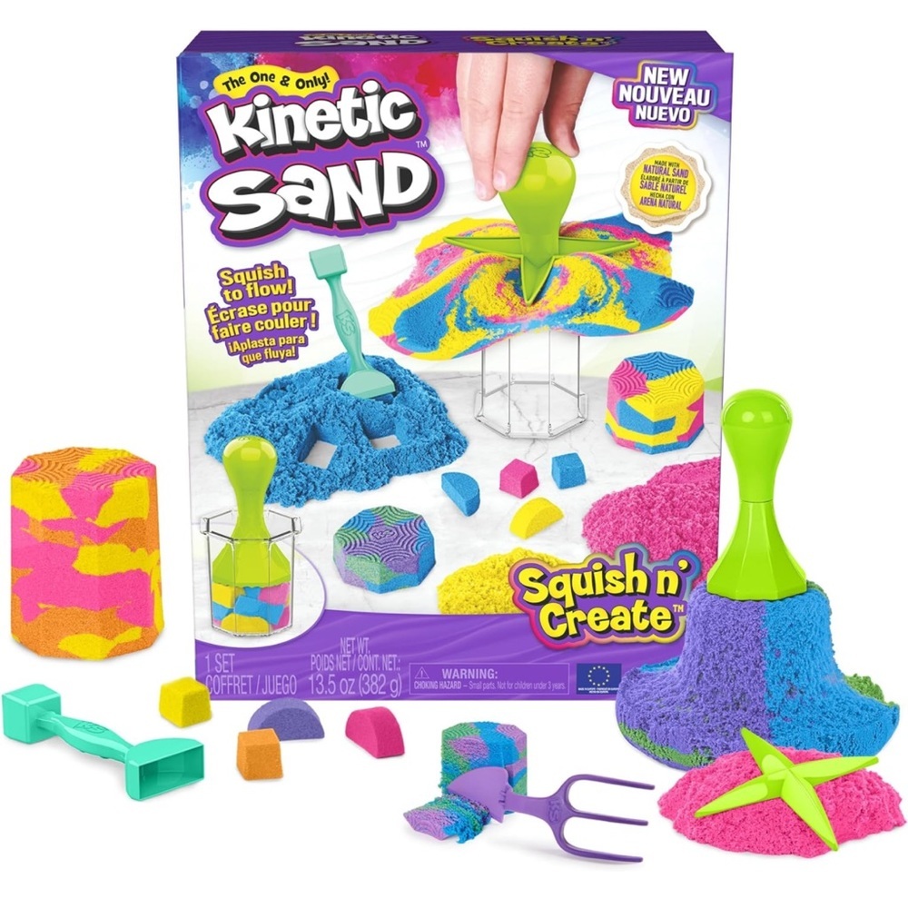 Kinetic Sand, Squish N’ Create Playset
